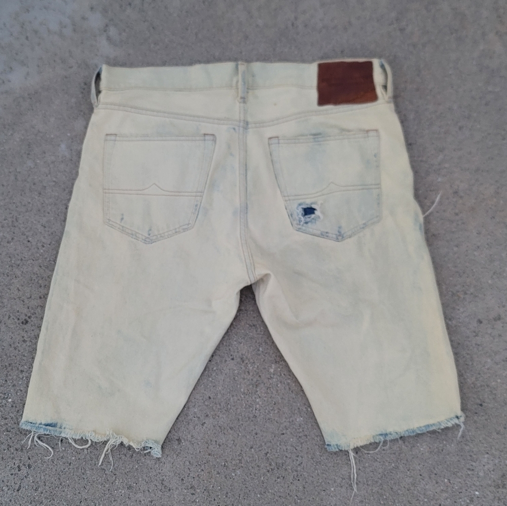 Vtg Denim & Supply Ralph Lauren Distressed Denim Shorts - Picture 2 of 4